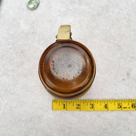 VTG Siesta Ware Brown Glass Barrel 5.5" Mug Wood Handle Bahama Islands RARE GUC - Picture 13 of 13